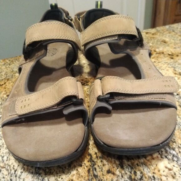 Dunham Sandal Men's DAI04tn Newport Nolan Brown 3-way Adjustable Straps Sz 14 - Picture 12 of 13
